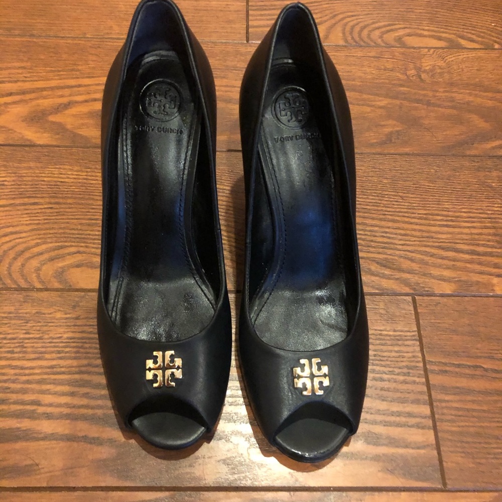 Tory Burch Jolie peep toe wedges